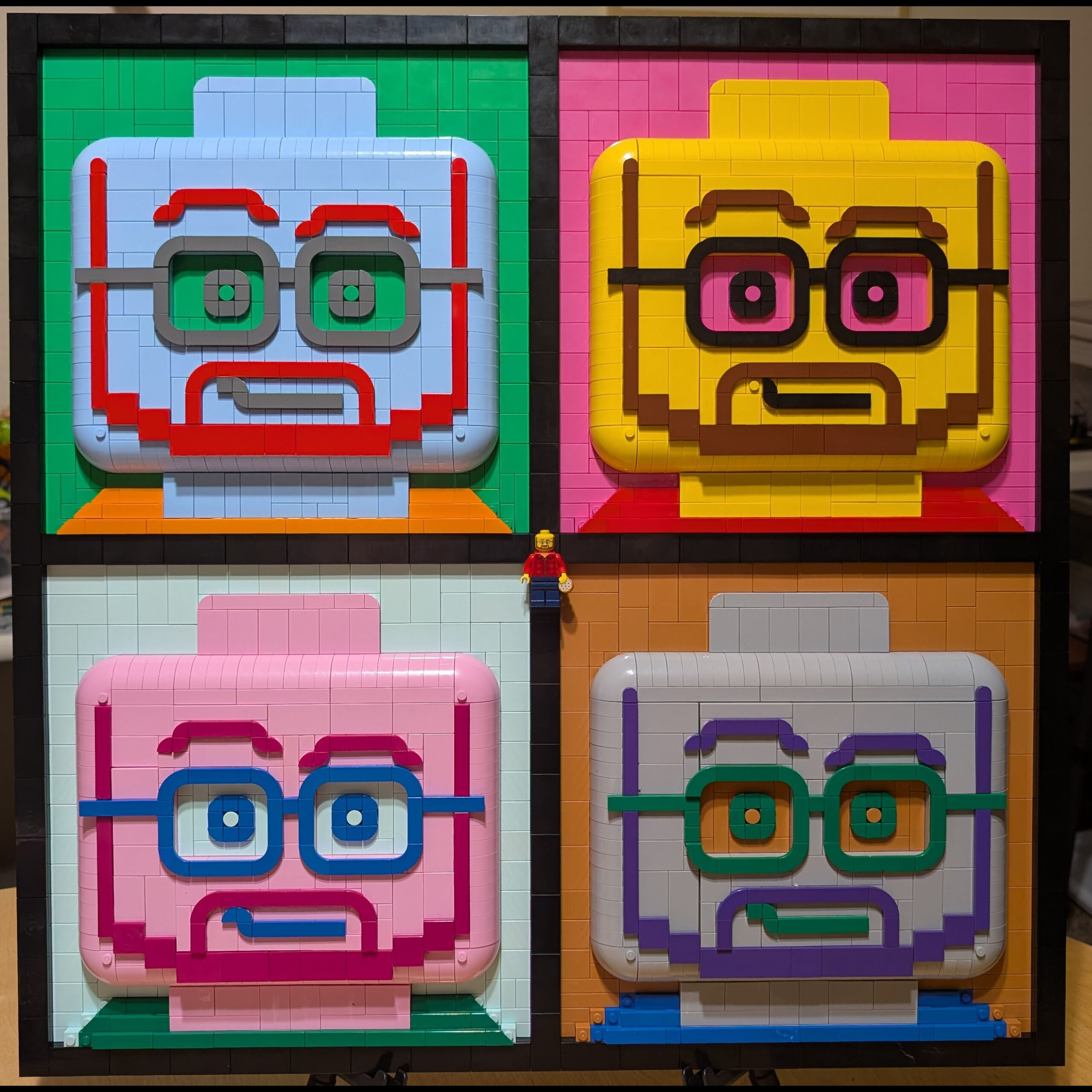 1: Warhol Inspired Self-Portrait of Brick Artist SigFig