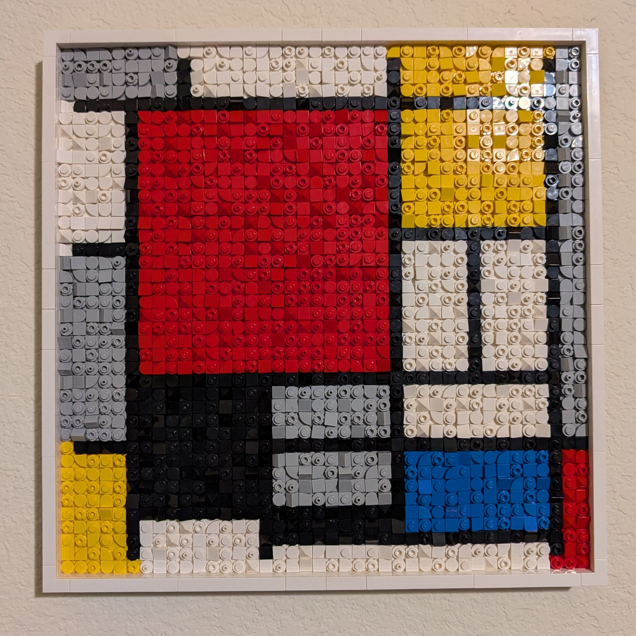 2: Piet Mondrian’s Composition with Large Red Brick Plane